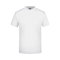 T-shirt V-t Medium bianco / S - personalizzabile con logo