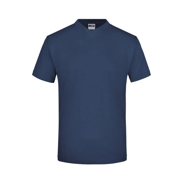 T-shirt V-t Medium blu / S - personalizzabile con logo