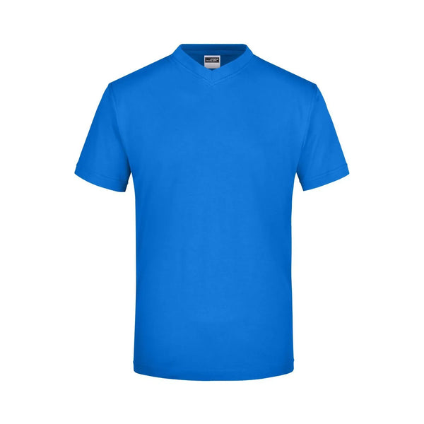 T-shirt V-t Medium cobalt / S - personalizzabile con logo