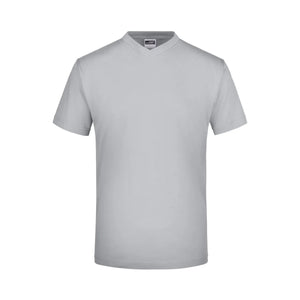 T-shirt V-t Medium light-grey / S - personalizzabile con logo