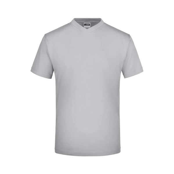 T-shirt V-t Medium light-grey / S - personalizzabile con logo