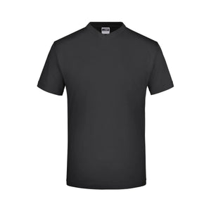 T-shirt V-t Medium nero / S - personalizzabile con logo