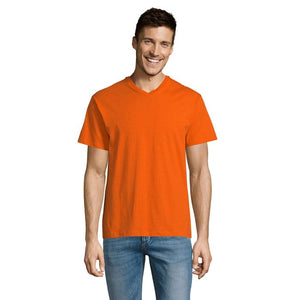 T-Shirt Victory Uomo  150G Arancione / S - personalizzabile con logo