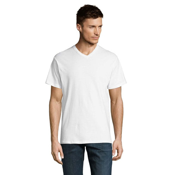 T-Shirt Victory Uomo  150G Bianco / S - personalizzabile con logo