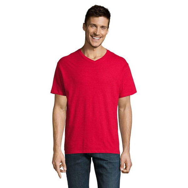 T-Shirt Victory Uomo  150G Rosso / S - personalizzabile con logo