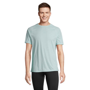 T-Shirt Vortex Raglan Arctic Blue / XS - personalizzabile con logo