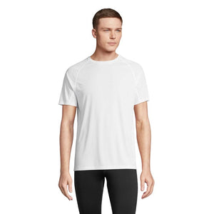 T-Shirt Vortex Raglan Bianco / XS - personalizzabile con logo