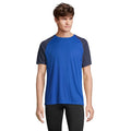 T-Shirt Vortex Raglan French Navy/Royal Blue / XS - personalizzabile con logo
