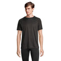 T-Shirt Vortex Raglan Nero / XS - personalizzabile con logo