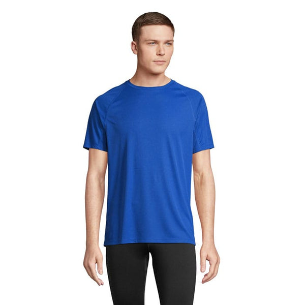 T-Shirt Vortex Raglan royal / XS - personalizzabile con logo