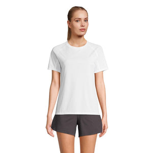 T-Shirt Vortex Women Raglan Bianco / XS - personalizzabile con logo
