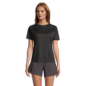 T-Shirt Vortex Women Raglan Nero / XS - personalizzabile con logo