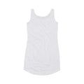 T-shirt Women' Curved Vest Dress bianco / S - personalizzabile con logo