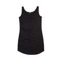 T-shirt Women' Curved Vest Dress nero / S - personalizzabile con logo