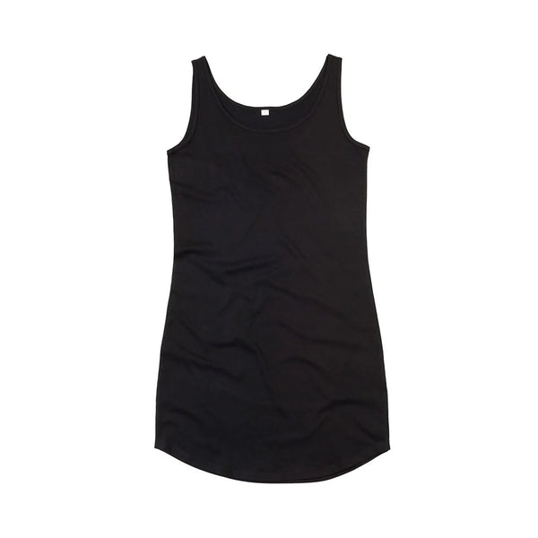 T-shirt Women' Curved Vest Dress nero / S - personalizzabile con logo
