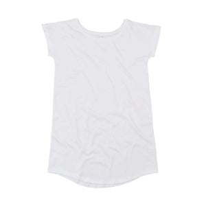 T-shirt Women' Loose Fit T Dress bianco / S - personalizzabile con logo