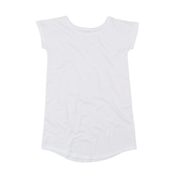 T-shirt Women' Loose Fit T Dress bianco / S - personalizzabile con logo