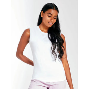 T-shirt Women' Organic Raw Tank T - personalizzabile con logo
