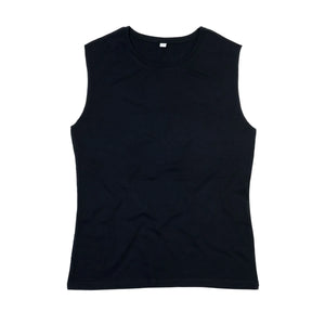 T-shirt Women' Organic Raw Tank T nero / S - personalizzabile con logo