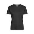 T-shirt Women' pima cotton tee nero / S - personalizzabile con logo