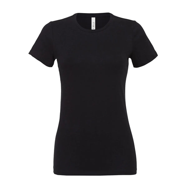 T-shirt Women' Relaxed Jersey Short Sleeve nero / S - personalizzabile con logo