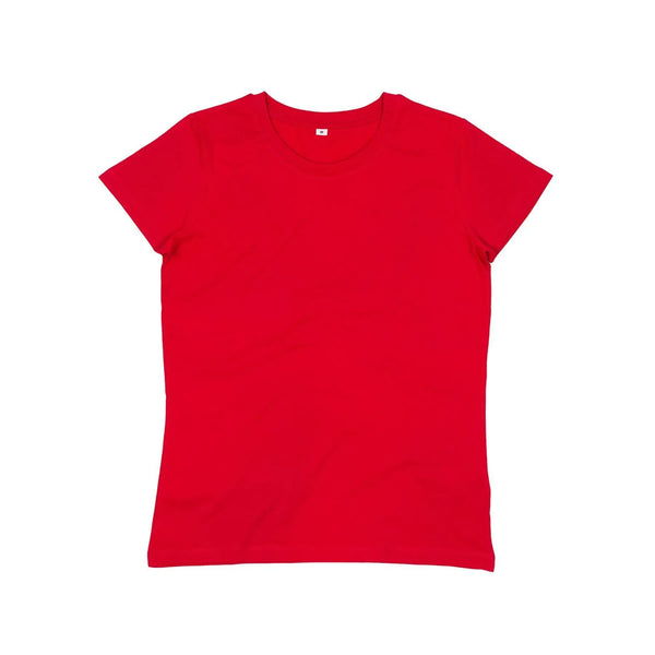 T-shirt Women's Essential Organic T rosso / XS - personalizzabile con logo