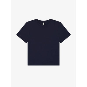 T-shirt Women's Heavy Boxy blu / XS - personalizzabile con logo