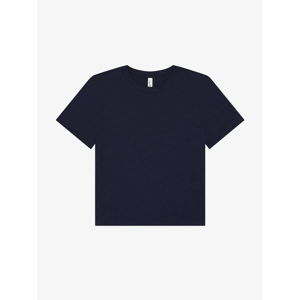T-shirt Women's Heavy Boxy blu / XS - personalizzabile con logo