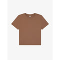 T-shirt Women's Heavy Boxy marrone / XS - personalizzabile con logo