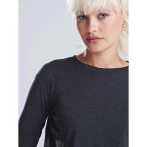 T-shirt Women's Long Sleeved Cropped T - personalizzabile con logo