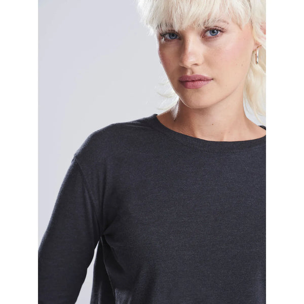 T-shirt Women's Long Sleeved Cropped T - personalizzabile con logo
