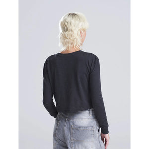 T-shirt Women's Long Sleeved Cropped T - personalizzabile con logo
