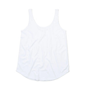 T-shirt Women's Loose Fit Vest bianco / XS - personalizzabile con logo
