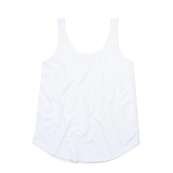 T-shirt Women's Loose Fit Vest bianco / XS - personalizzabile con logo