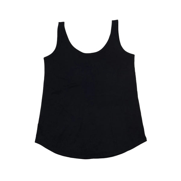 T-shirt Women's Loose Fit Vest nero / XS - personalizzabile con logo