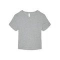 T-shirt Women's Micro Rib Baby Athletic Heather / XS - personalizzabile con logo