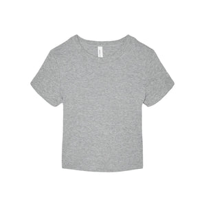 T-shirt Women's Micro Rib Baby Athletic Heather / XS - personalizzabile con logo