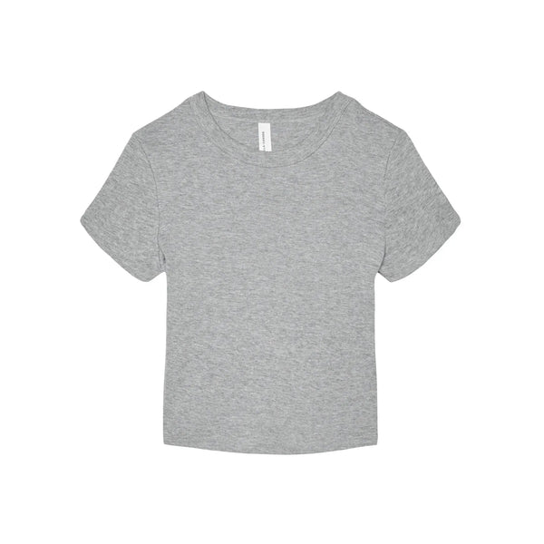 T-shirt Women's Micro Rib Baby Athletic Heather / XS - personalizzabile con logo