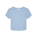 T-shirt Women's Micro Rib Baby azzurro / XS - personalizzabile con logo