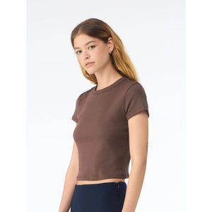 T-shirt Women's Micro Rib Baby - personalizzabile con logo