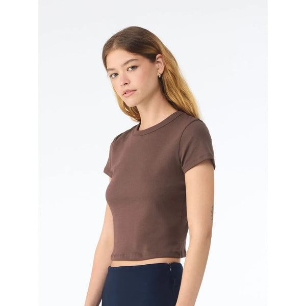 T-shirt Women's Micro Rib Baby - personalizzabile con logo