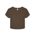 T-shirt Women's Micro Rib Baby marrone / XS - personalizzabile con logo