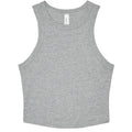 T-shirt Women's Micro Rib Racer Tank Athletic Heather / XS - personalizzabile con logo