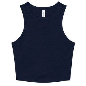T-shirt Women's Micro Rib Racer Tank blu / XS - personalizzabile con logo