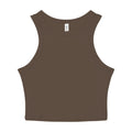 T-shirt Women's Micro Rib Racer Tank marrone / XS - personalizzabile con logo