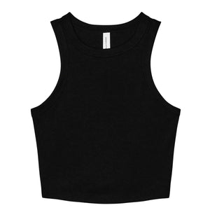T-shirt Women's Micro Rib Racer Tank nero / XS - personalizzabile con logo