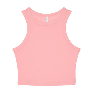 T-shirt Women's Micro Rib Racer Tank rosa / XS - personalizzabile con logo