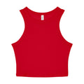 T-shirt Women's Micro Rib Racer Tank rosso / XS - personalizzabile con logo
