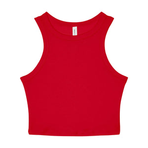 T-shirt Women's Micro Rib Racer Tank rosso / XS - personalizzabile con logo