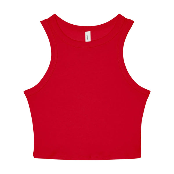 T-shirt Women's Micro Rib Racer Tank rosso / XS - personalizzabile con logo